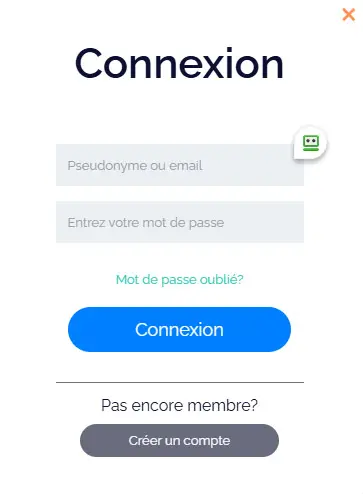 Inicio de sesión de los miembros de PLATIN CASINO