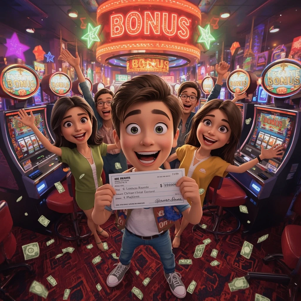 bono en las manos de un hombre en PLATIN CASINO