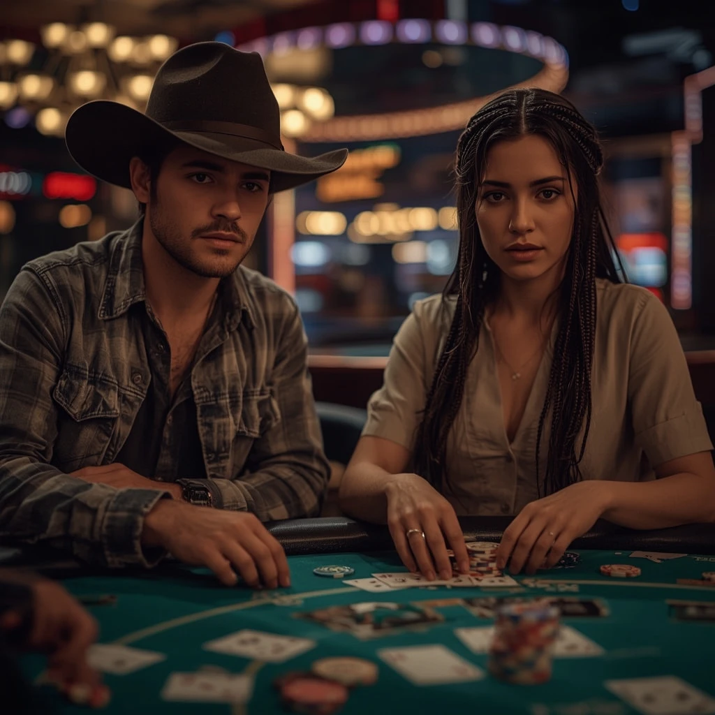 foto de dos jugadores de póker de Platin Casino